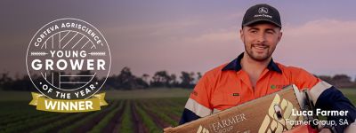 2026 Young Grower of the Year Luca Farmer