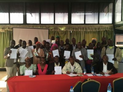 AMPATH Farmers after Signing with Bidco