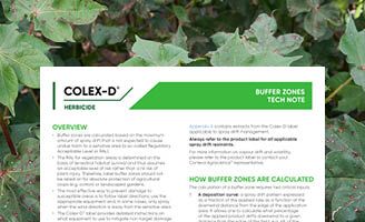 Colex-D Buffer Zones Tech Note