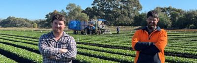 Young Growers Joe (right) and Dominic (left) Boratto