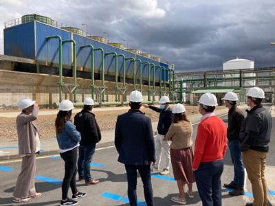 Reunión del grupo operativo en la planta de Vertex en Babilafuente
