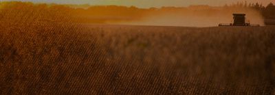 Photo - Rolling Field - Harvest Work - Text on Image