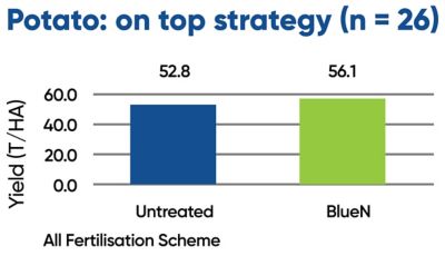 BlueN potato strategy chart