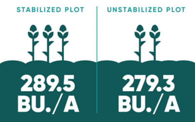 Bushels per acre graphic