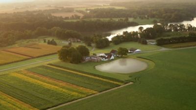Chesapeake farms hero drone view