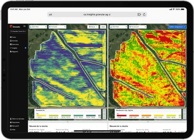 How growers can compare layers in Granular Insights