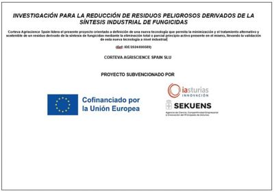 Reducción de residuos peligrosos Corteva Asturias