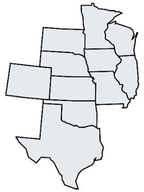 Map - Midwest/Plains US