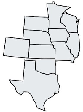Map - Midwest/Plains US