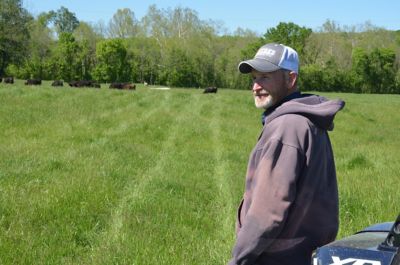 Mississippi producer standing in a pasture