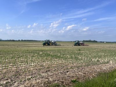 sidedress nitrogen application