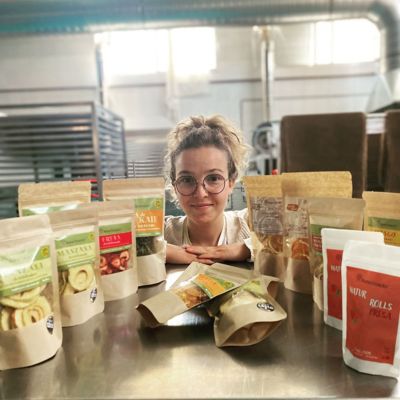 Sandra de Blas y productos Natursnack