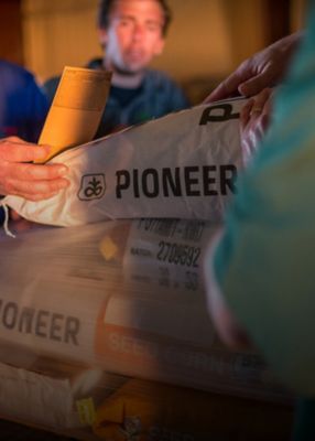 Pioneer branded seed bags