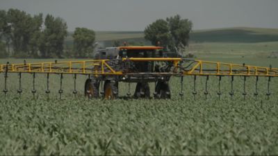 Sidedress nitrogen application
