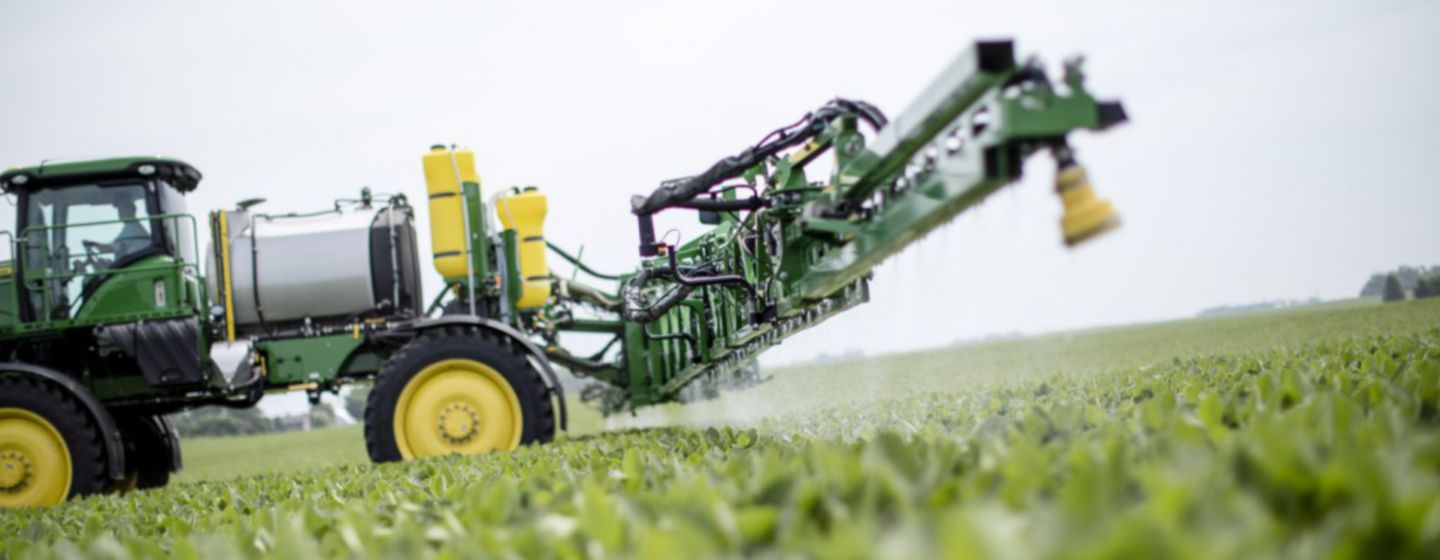 Sprayer in field