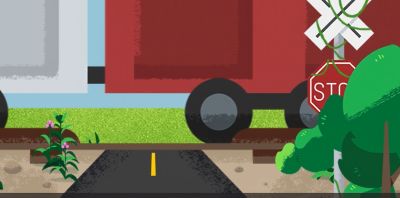 Railroad infographic video