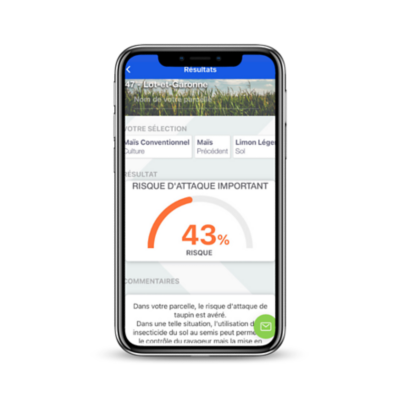 Evaluer le risque taupin dans ma parcelle avec Top’Info