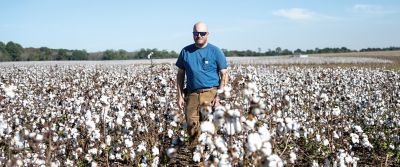 Austin Warbington in field