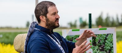 man talking about clubroot