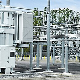 Image of electric power substation