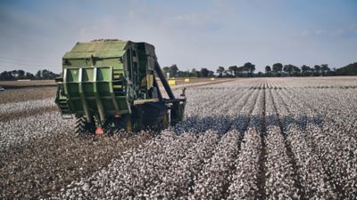 cotton harvester in Missouri