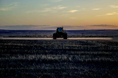 spraying pre-seed burnoff