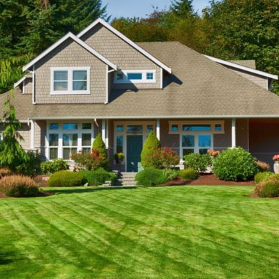 Image of residential home with turf