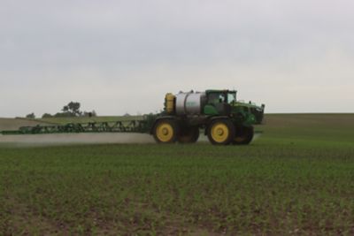 sprayer in field