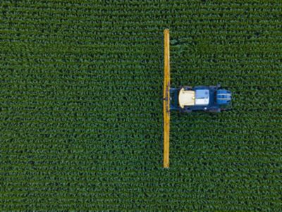 Sprayer in field
