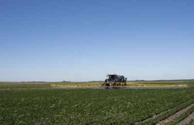 spring herbicide application in soybean