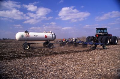 Applying anhydrous
