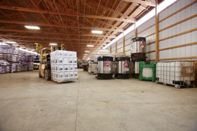 Warehouse storage of herbicides