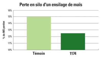 1174 Perte en silo d’un ensilage de maïs