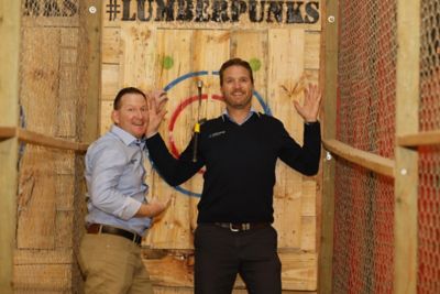 From left Matt Kunde (Corteva), Nick Koch (Corteva)