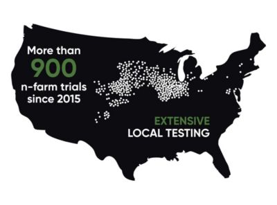Extensive local testing map