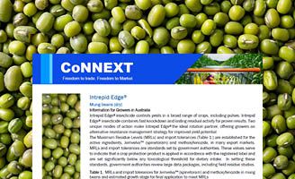 Intrepid Edge Jemvelva active export MRL information for Mung Beans