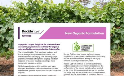 Kocide Opti New Organic Formulation