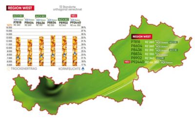PIONEER Anbauempfehlung Mais Region West
