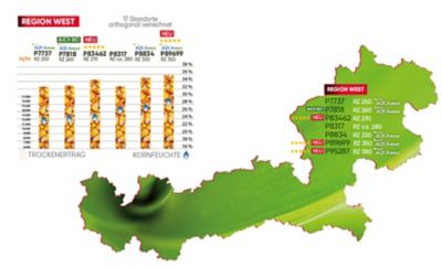 PIONEER Anbauempfehlung Mais Region West
