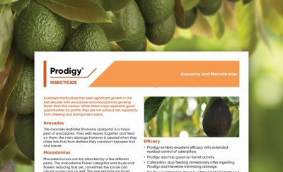Prodigy Avocados and Macadamias Tech Manual