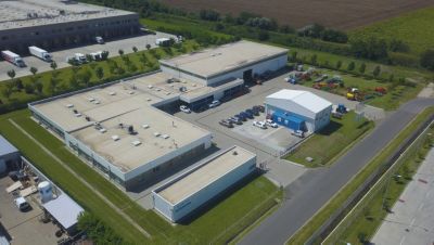 Corteva Research Center in Szeged, Hungary -- aerial view