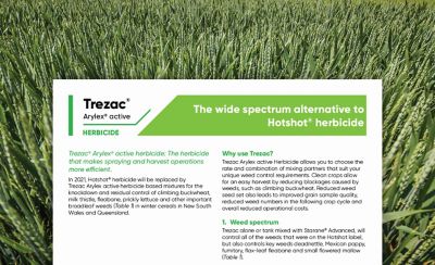 The wide spectrum alternative to Hotshot Herbicide