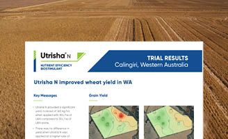 Utrisha N Wheat Results WA
