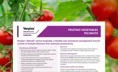 Verpixo Fruiting Veg Technote
