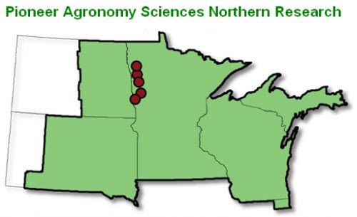Pioneer Agronomy Sciences Northern Research map