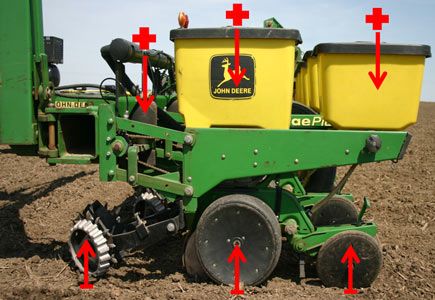 John Deere farm equipment