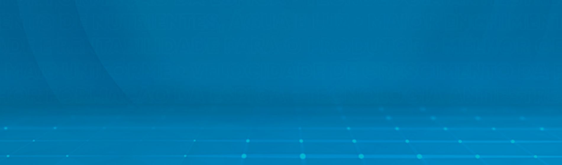 Fundo azul sólido com uma sutil textura quadriculada na parte inferior. 