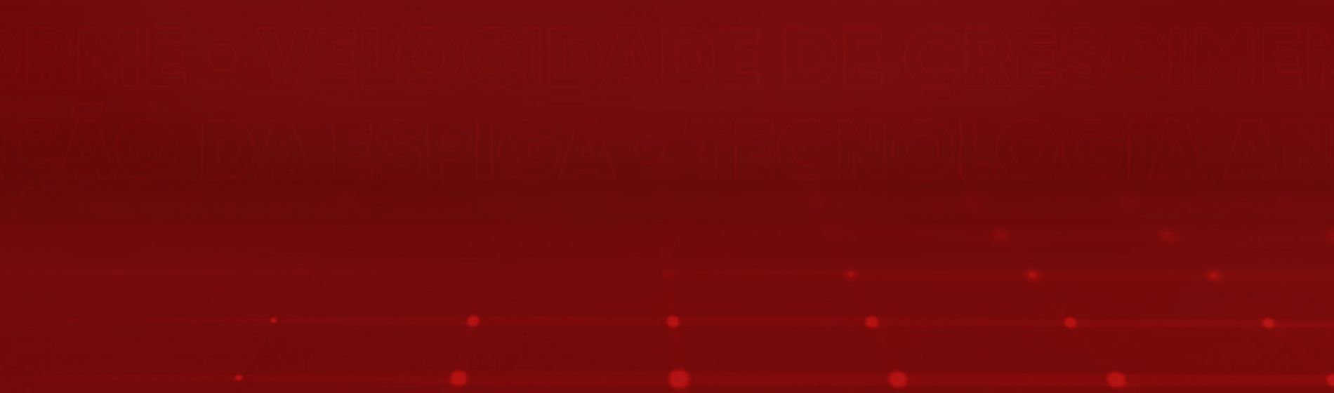 Fundo vermelho sólido com uma sutil textura quadriculada na parte inferior. 