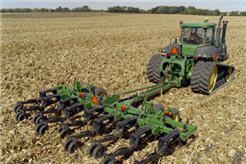 Primary tillage in the fall accelerates residue decomposition.
