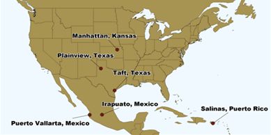 Pioneer North American Sorghum Research Stations